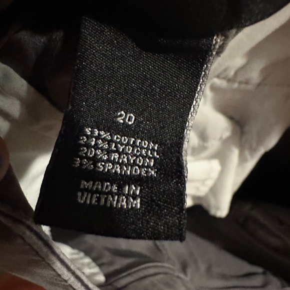 LANE BRYANT size 20 grey skinny pants - Picture 6 of 6